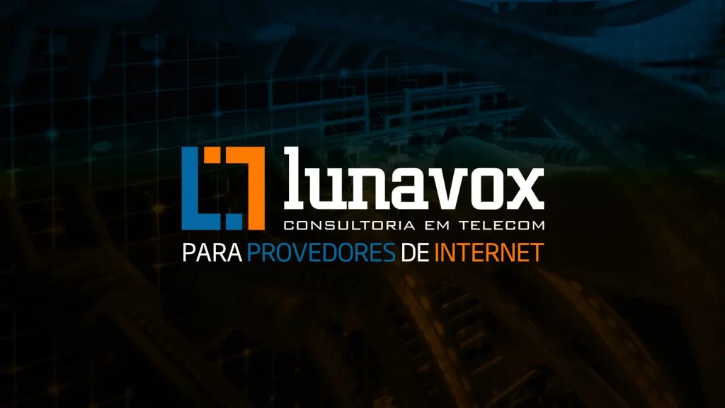 Logo da Lunavox em Material para Assessoria e Consultoria para Provedores de Internet.